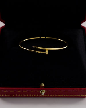 Cartier Juste Un Clou Yellow Gold 750/1000 Thin Bracelet 17cm