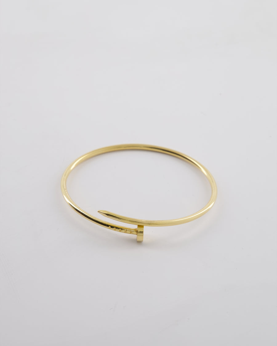 Cartier Juste Un Clou Yellow Gold 750/1000 Thin Bracelet 17cm