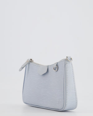 Louis Vuitton Baby Blue Easy Pouch on Strap Bag in Epi Leather with Silver Hardware RRP £1,650