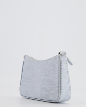 Louis Vuitton Baby Blue Easy Pouch on Strap Bag in Epi Leather with Silver Hardware RRP £1,650