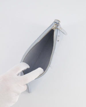 Louis Vuitton Baby Blue Easy Pouch on Strap Bag in Epi Leather with Silver Hardware RRP £1,650