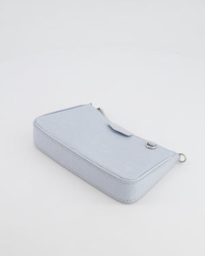 Louis Vuitton Baby Blue Easy Pouch on Strap Bag in Epi Leather with Silver Hardware RRP £1,650