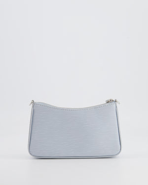 Louis Vuitton Baby Blue Easy Pouch on Strap Bag in Epi Leather with Silver Hardware RRP £1,650