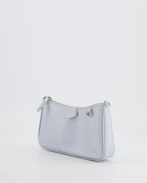 Louis Vuitton Baby Blue Easy Pouch on Strap Bag in Epi Leather with Silver Hardware RRP £1,650