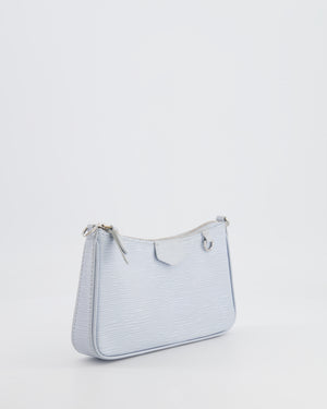Louis Vuitton Baby Blue Easy Pouch on Strap Bag in Epi Leather with Silver Hardware RRP £1,650