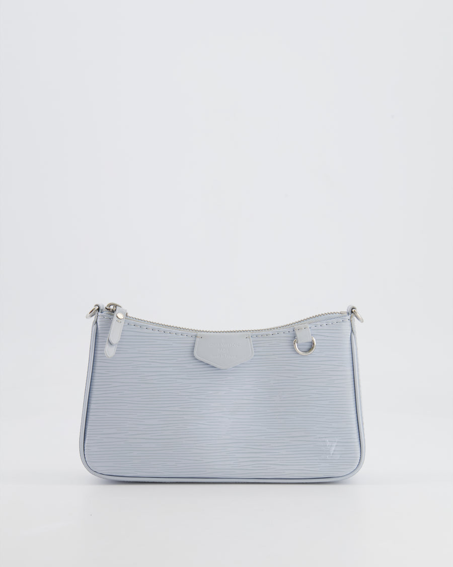 Louis Vuitton Baby Blue Easy Pouch on Strap Bag in Epi Leather with Silver Hardware RRP £1,650
