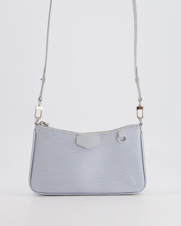 Louis Vuitton Baby Blue Easy Pouch on Strap Bag in Epi Leather with Silver Hardware RRP £1,650