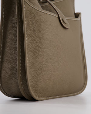 Hermès Evelyne III 29 Bag in Etoupe Taurillon Clemence Leather with Gold Hardware