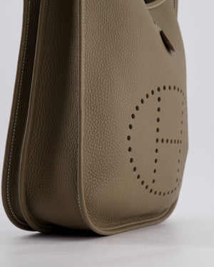 Hermès Evelyne III 29 Bag in Etoupe Taurillon Clemence Leather with Gold Hardware