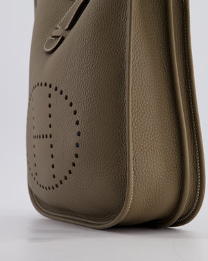Hermès Evelyne III 29 Bag in Etoupe Taurillon Clemence Leather with Gold Hardware