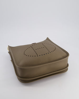 Hermès Evelyne III 29 Bag in Etoupe Taurillon Clemence Leather with Gold Hardware