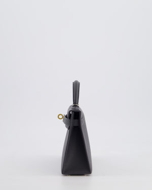 Hermès Mini Kelly II 20 Bag in Gris Misty Epsom Leather with Electrum Hardware