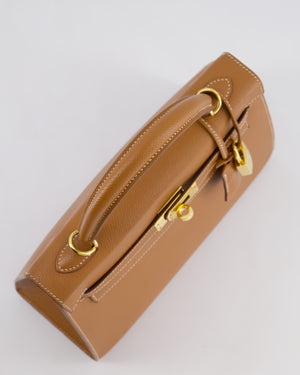 *HOLY GRAIL* Hermès Kelly 25 Sellier Bag in Gold Epsom Leather with Gold Hardware