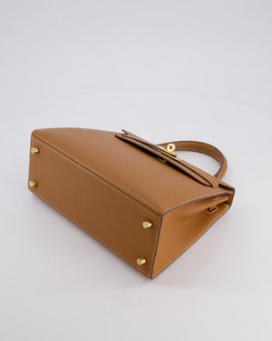 *HOLY GRAIL* Hermès Kelly 25 Sellier Bag in Gold Epsom Leather with Gold Hardware