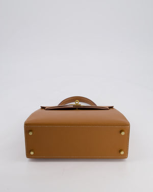 *HOLY GRAIL* Hermès Kelly 25 Sellier Bag in Gold Epsom Leather with Gold Hardware