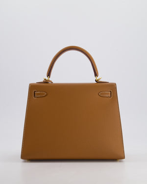 *HOLY GRAIL* Hermès Kelly 25 Sellier Bag in Gold Epsom Leather with Gold Hardware