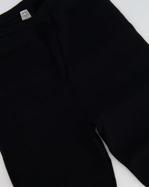 Toteme Black Knit Capri Leggings Size XS (UK 6)