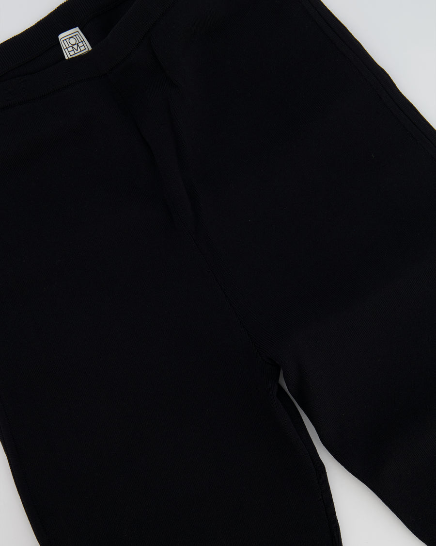 Toteme Black Knit Capri Leggings Size XS (UK 6)