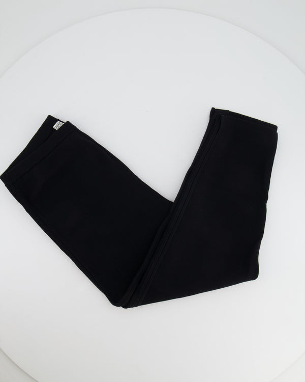 Toteme Black Knit Capri Leggings Size XS (UK 6)
