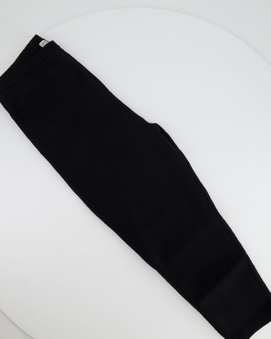 Toteme Black Knit Capri Leggings Size XS (UK 6)