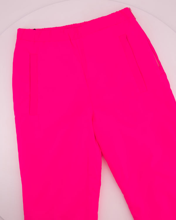 Prada Hot Pink Ski Trousers with Black Cuffs Size XS (UK 6)