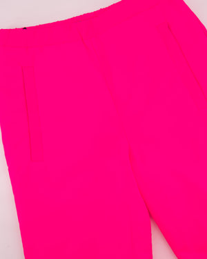 Prada Hot Pink Ski Trousers with Black Cuffs Size XS (UK 6)