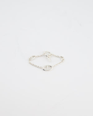 Hermes Silver Farandole Bracelet Size LG