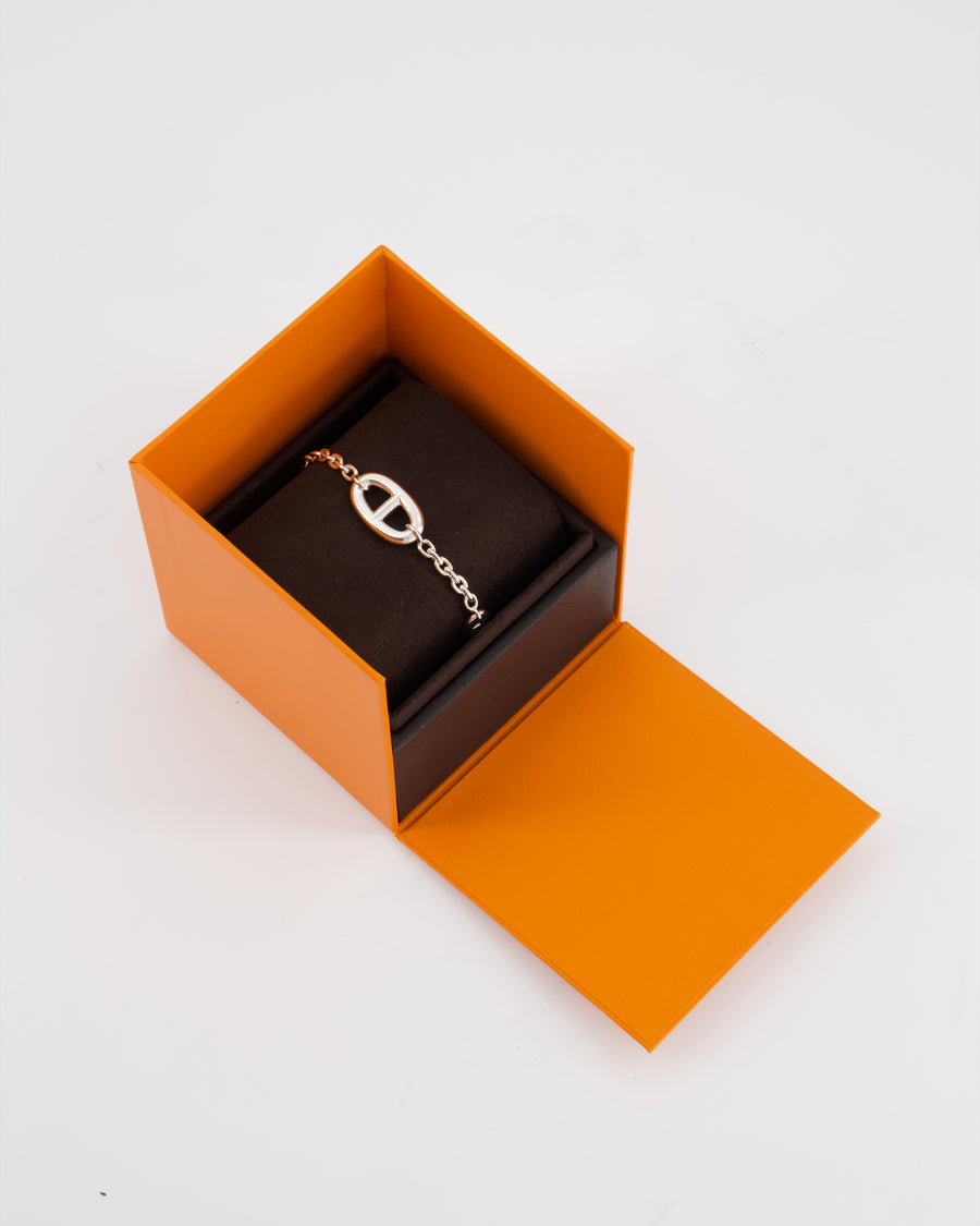 Hermes Silver Farandole Bracelet Size LG