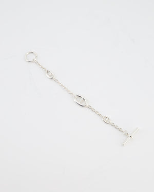 Hermes Silver Farandole Bracelet Size LG