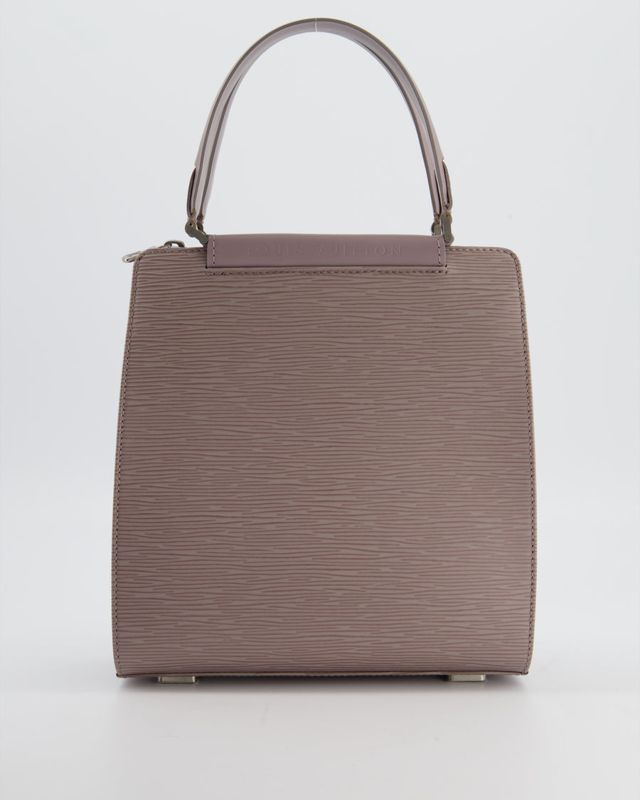 Louis Vuitton Lilac Grey Figari PM Bag in Epi Leather with Silver Hardware