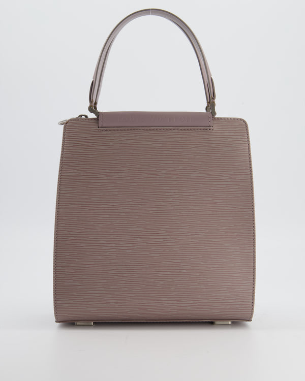 Louis Vuitton Lilac Grey Figari PM Bag in Epi Leather with Silver Hardware