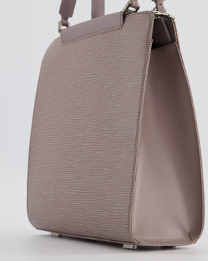 Louis Vuitton Lilac Grey Figari PM Bag in Epi Leather with Silver Hardware