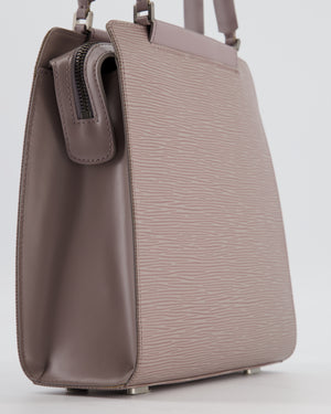 Louis Vuitton Lilac Grey Figari PM Bag in Epi Leather with Silver Hardware