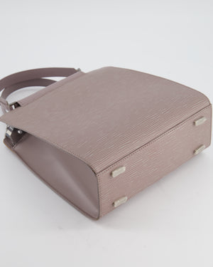 Louis Vuitton Lilac Grey Figari PM Bag in Epi Leather with Silver Hardware