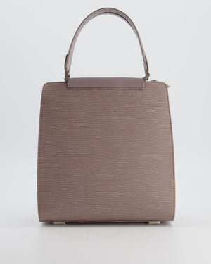 Louis Vuitton Lilac Grey Figari PM Bag in Epi Leather with Silver Hardware