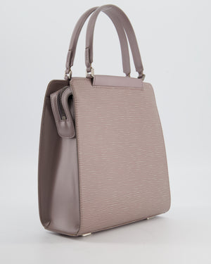 Louis Vuitton Lilac Grey Figari PM Bag in Epi Leather with Silver Hardware