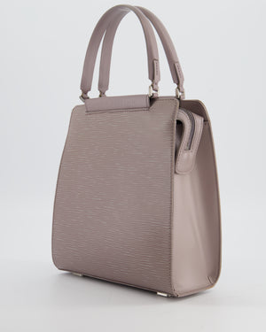 Louis Vuitton Lilac Grey Figari PM Bag in Epi Leather with Silver Hardware
