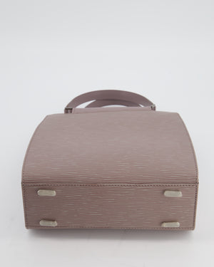 Louis Vuitton Lilac Grey Figari PM Bag in Epi Leather with Silver Hardware