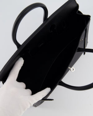 Hermès Birkin 30 Retourne Bag in Noir Epsom Leather with Palladium Hardware