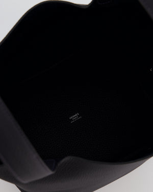 Hermes Picotin Lock Bag 22 in Caban Clemence Leather with Palladium Hardware