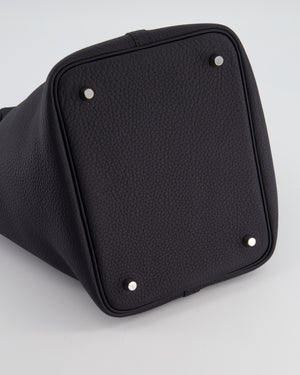 Hermes Picotin Lock Bag 22 in Caban Clemence Leather with Palladium Hardware