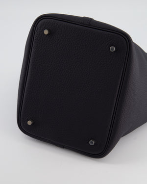 Hermes Picotin Lock Bag 22 in Caban Clemence Leather with Palladium Hardware