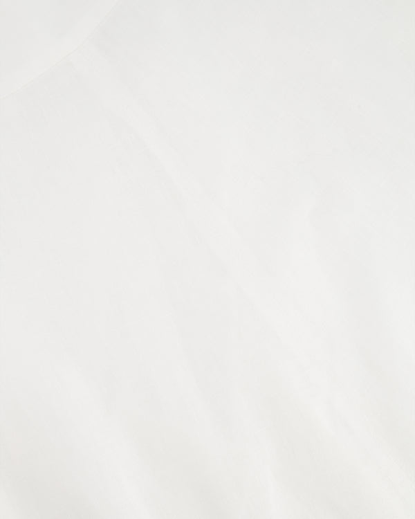 Zimmermann White Midi Linen Skirt Size 3 (UK 14)