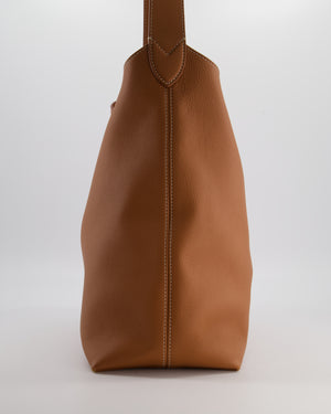 Louis Vuitton Cognac Low Key MM Hobo Bag in Grained Calfskin Leather with Gold Hardware RRP £2790