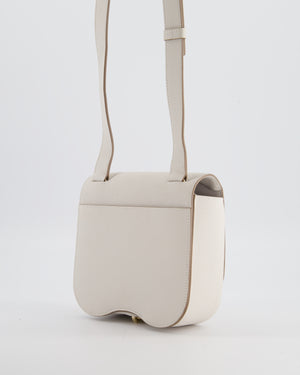 Hermès Mini Della Cavalleria Bag in Beton Epsom Leather and Gold Hardware
