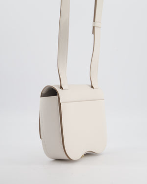 Hermès Mini Della Cavalleria Bag in Beton Epsom Leather and Gold Hardware