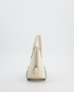 *SUPER RARE* Hermès Bolide on Wheels Bag in Craie Epsom Leather with Vert Vertigo Wheels and Palladium Hardware