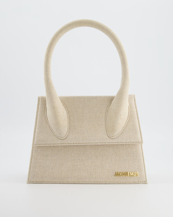 Jacquemus Beige "Le Chiquito" Large Canvas Bag