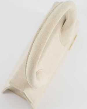 Jacquemus Beige "Le Chiquito" Large Canvas Bag