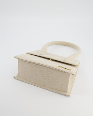 Jacquemus Beige "Le Chiquito" Large Canvas Bag